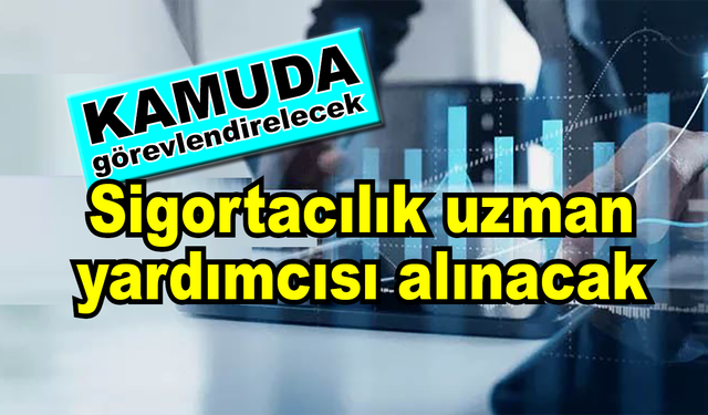 Sigortacılık uzman yardımcısı alınacak