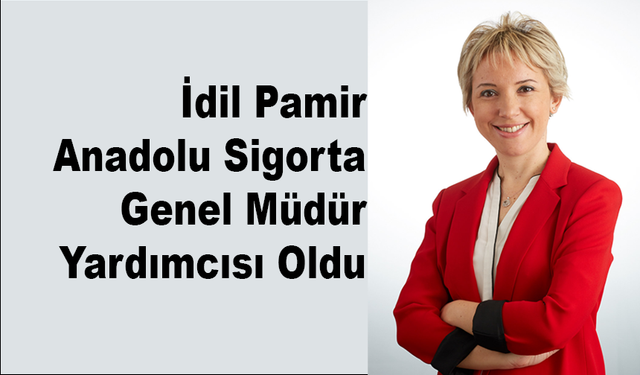 İdil Pamir  Anadolu Sigorta  Genel Müdür  Yardımcısı Oldu