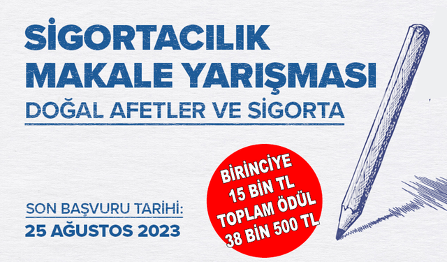 TSB'den Sigortacılık Makale Yarışması