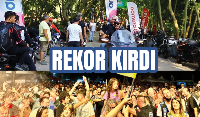 Quick Sigorta Motosiklet Festivali katılımcı rekoru kırdı