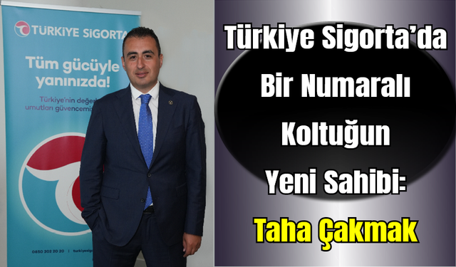 Türkiye Sigorta'ya yeni genel müdür: Taha Çakmak