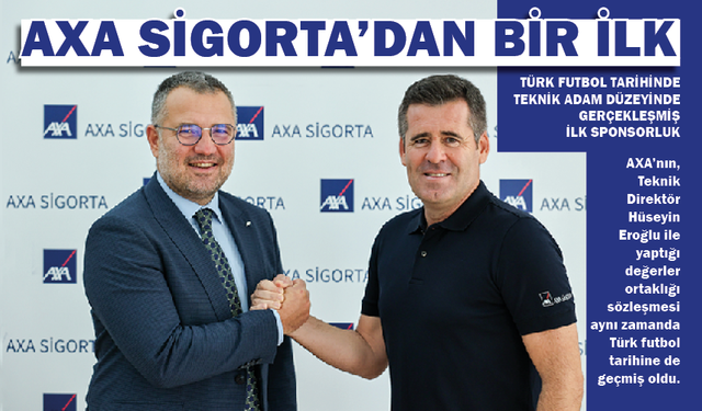 AXA Sigorta Türk futbolunda bir ilki gerçekleştirdi