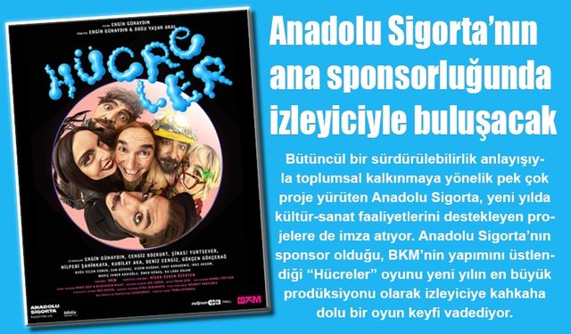 Anadolu Sigorta’nın ana sponsorluğunda izleyiciyle buluşacak