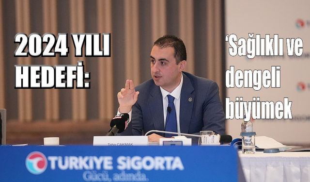 Türkiye Sigorta 2024 hedefi: Sağlıklı ve dengeli büyümek