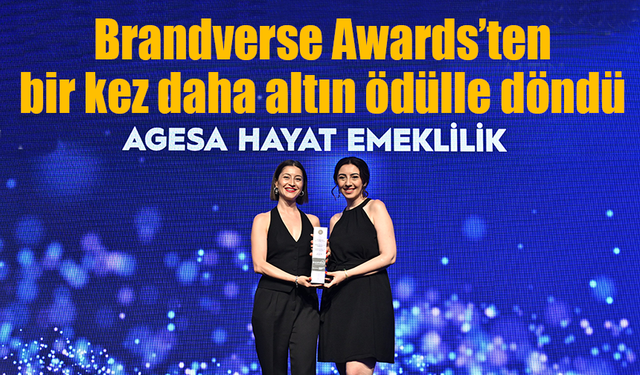 Brandverse Awards'ten bir kez daha altın ödülle döndü