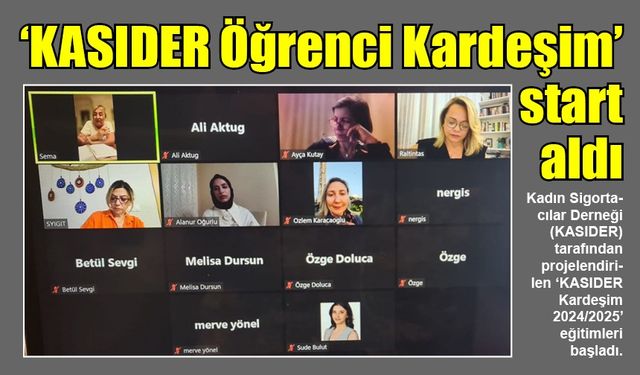 ‘KASIDER Öğrenci Kardeşim’ start aldı