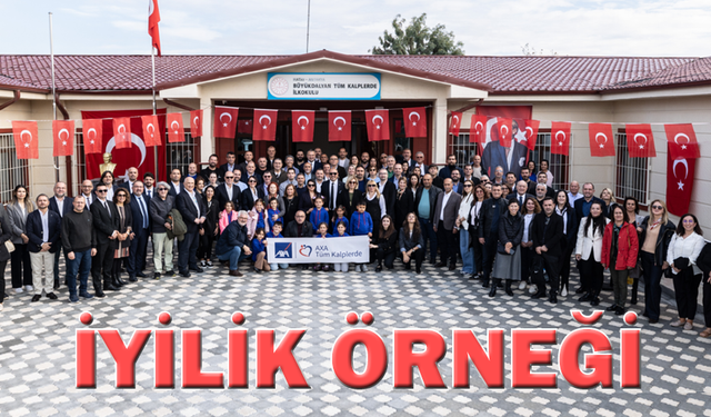 İyilik örneği: Büyükdalyan Tüm Kalplerde İlkokulu