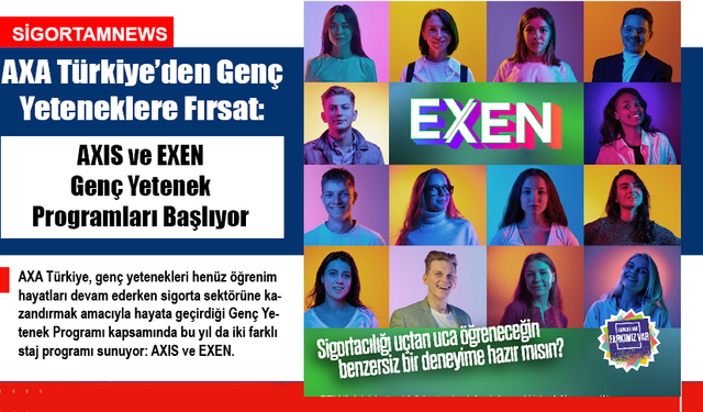 AXA Türkiye’den Genç Yeteneklere Fırsat