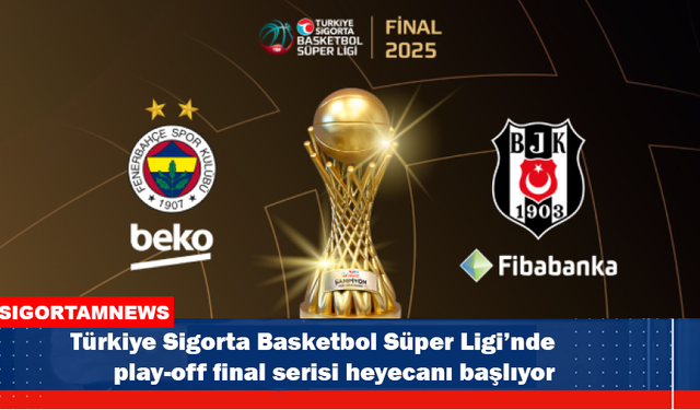 Türkiye Sigorta Basketbol Süper Ligi'nde play-off final serisi heyecanı başlıyor