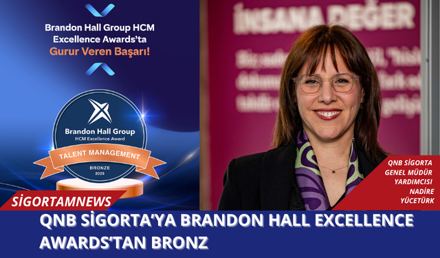 QNB Sigorta’ya Brandon Hall Excellence Awards’tan Bronz
