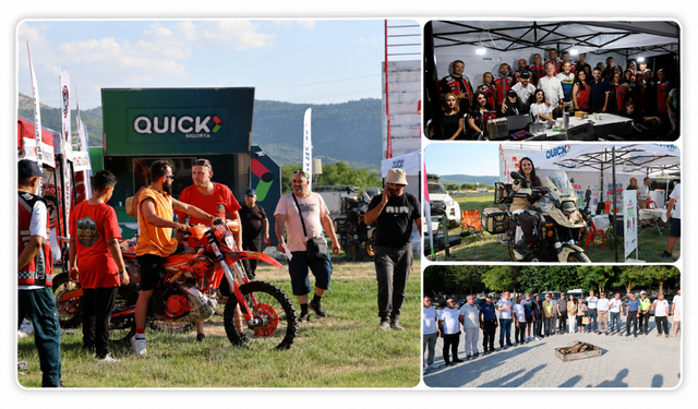Quick Sigorta motosiklet tutkunlarını Bucak'ta buluşturdu