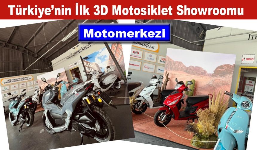 Türkiye'nin İlk 3D Motosiklet  Showroomu