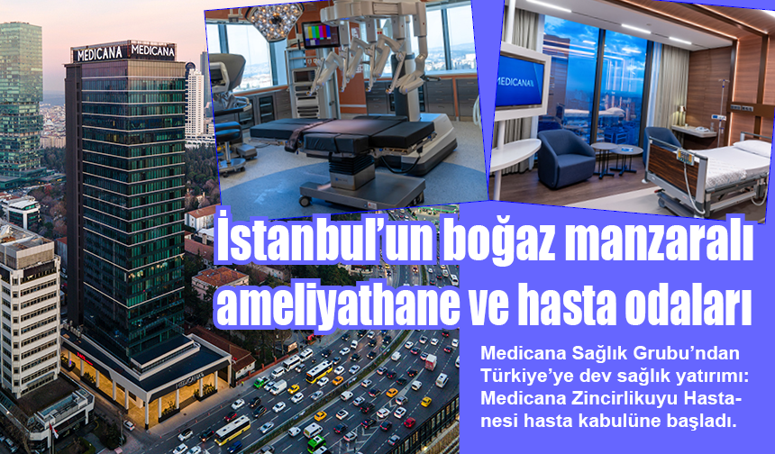 İstanbul’un en manzaralı ameliyathane ve hasta odaları