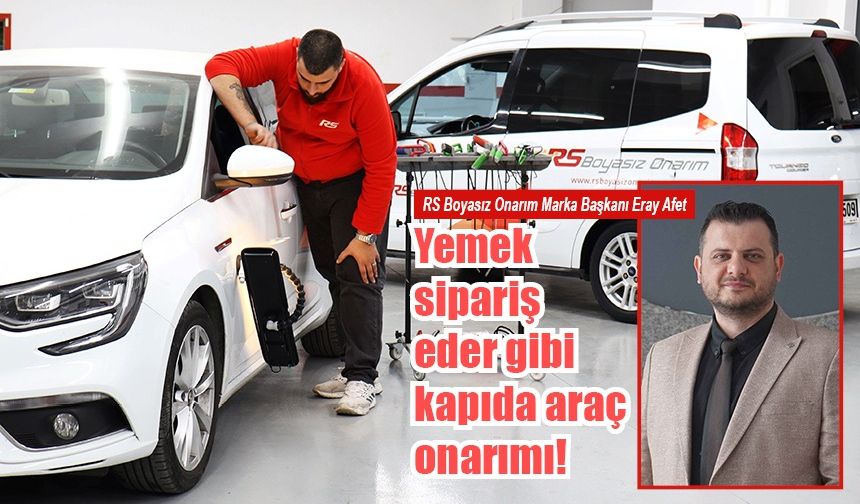 Yemek sipariş eder gibi kapıda araç onarımı!