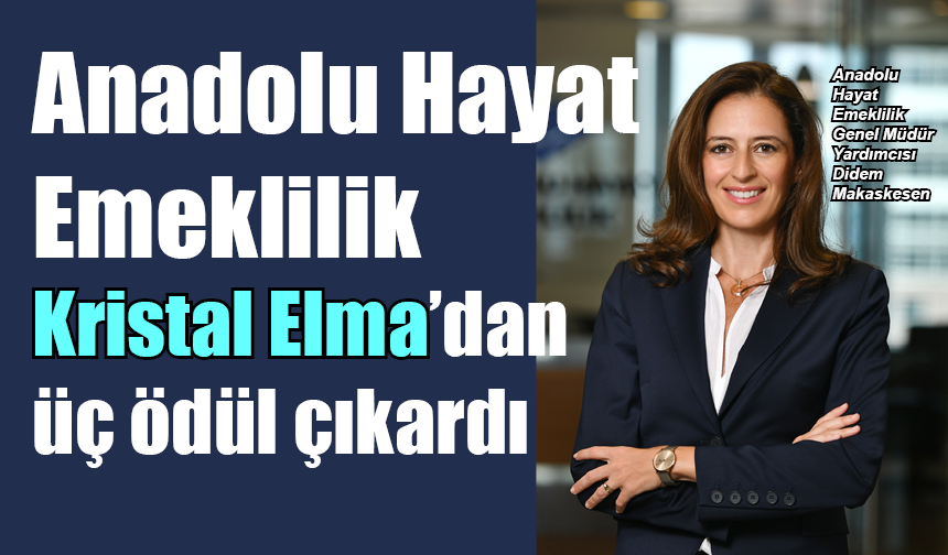 Anadolu Hayat Emeklilik, Kristal Elma'dan 3 ödül çıkardı