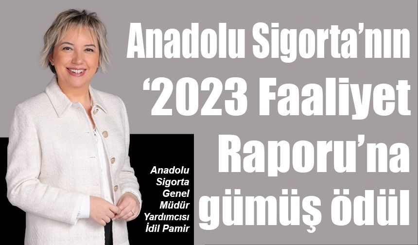 Anadolu Sigorta’nın 2023 Faaliyet Raporu’na gümüş ödül