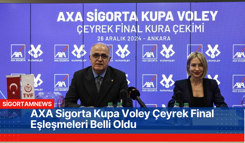 AXA Sigorta Kupa Voley Çeyrek Final Eşleşmeleri Belli Oldu