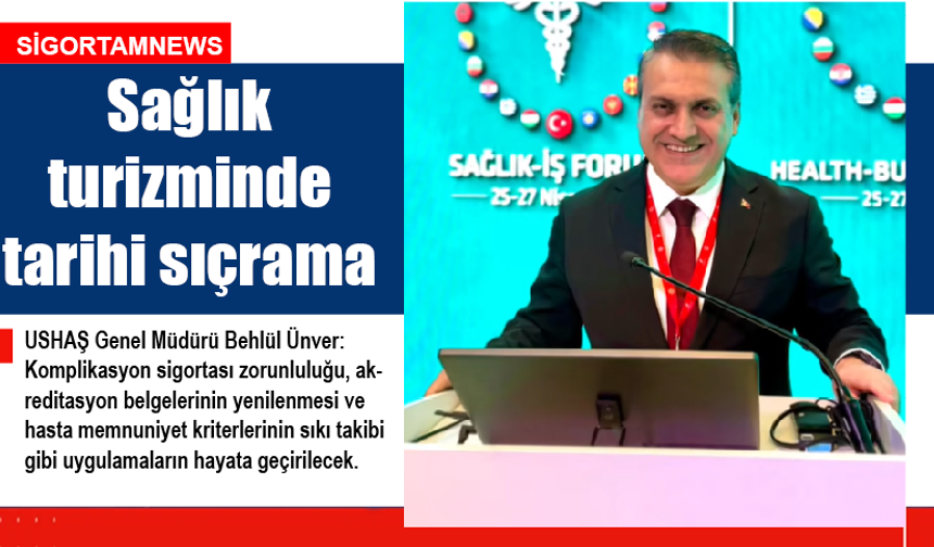 Sağlık turizminde tarihi sıçrama