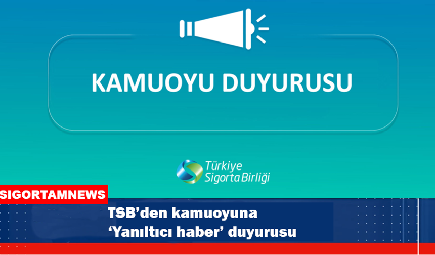 TSB’den kamuoyuna ‘Yanıltıcı haber’ duyurusu