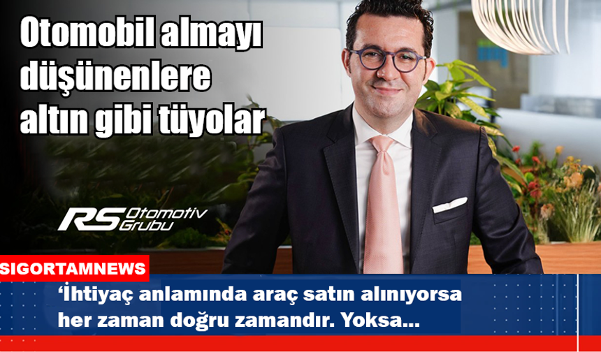 Otomobil almayı düşünenlere altın gibi tüyolar