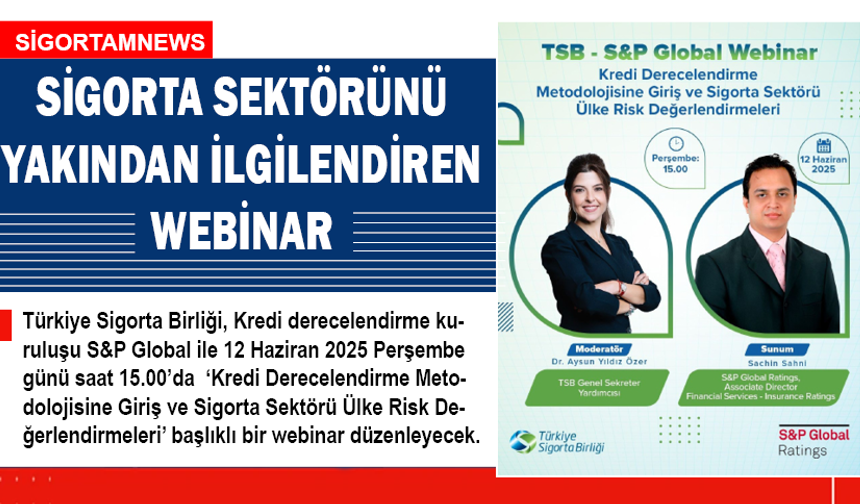 TSB ile S&P Global'den sektörü yakından ilgilendiren webinar