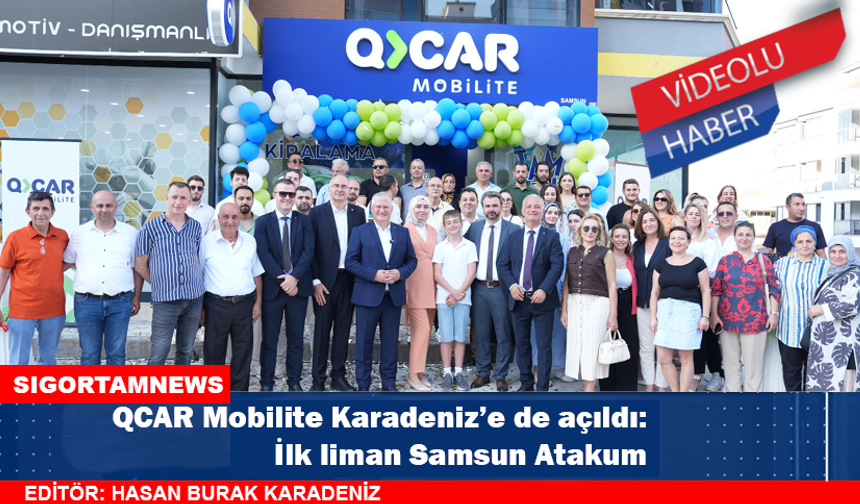QCAR Mobilite Karadeniz’e de açıldı: İlk liman Samsun Atakum