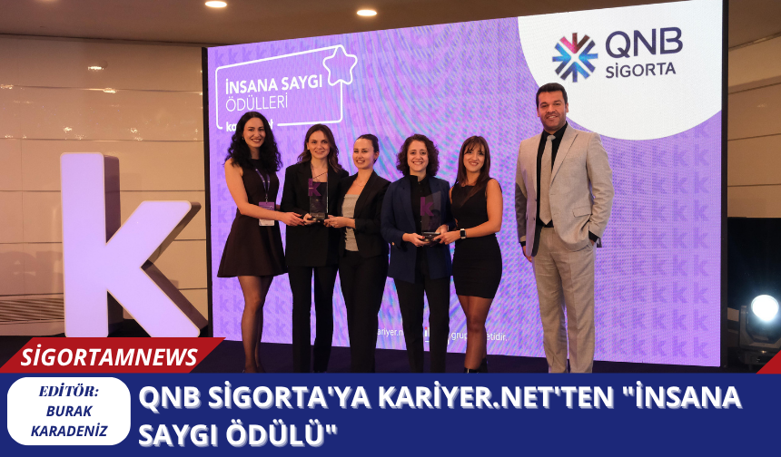 QNB Sigorta'ya Kariyer.net'ten "İnsana Saygı Ödülü"