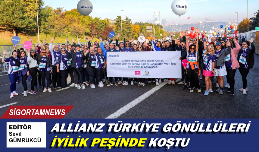 Allianz Türkiye Gönüllüleri iyilik peşinde koştu
