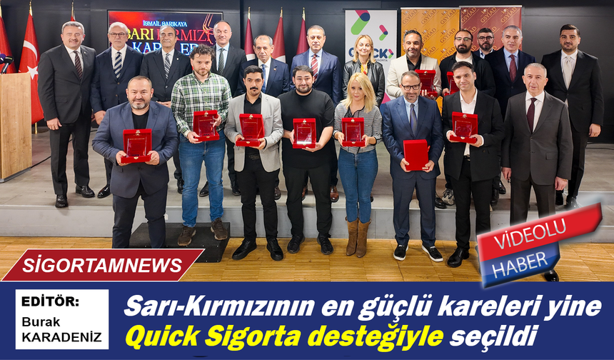 Sarı-Kırmızının en güçlü kareleri yine Quick Sigorta desteğiyle seçildi