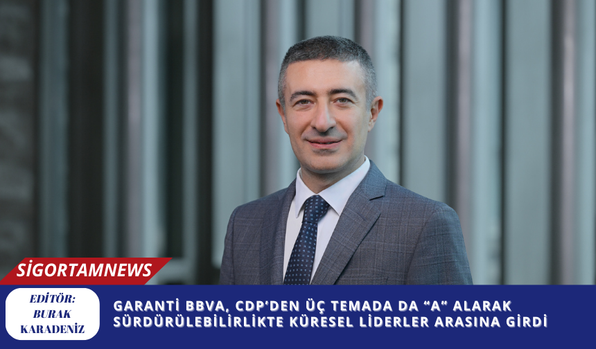 Garanti BBVA, CDP’den Üç Temada da “A” Alarak Sürdürülebilirlikte Küresel Liderler Arasına Girdi