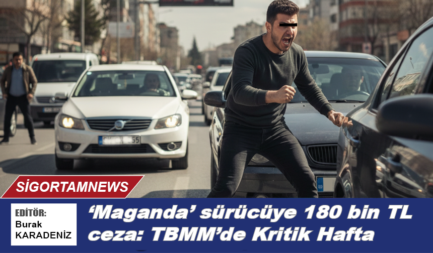 ‘Maganda’ sürücüye 180 bin TL ceza: TBMM'de Kritik Hafta