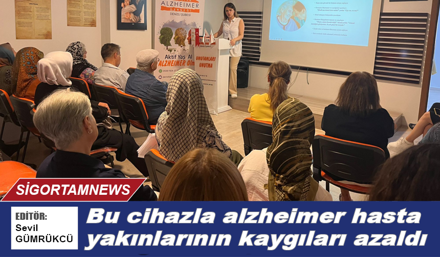 Alzheimer hasta yakınlarının kaygılarını azaltan cihaz