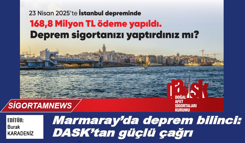 Marmaray’da Deprem Bilinci: DASK’tan Güçlü Çağrı