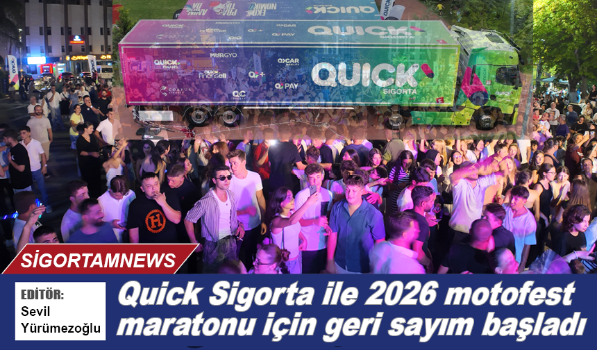 Quick Sigorta ile 2026 motofest maratonu için geri sayım
