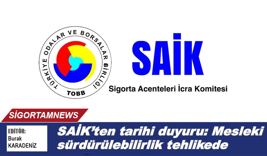 SAİK’ten önemli duyuru: Mesleki sürdürülebilirlik tehlikede