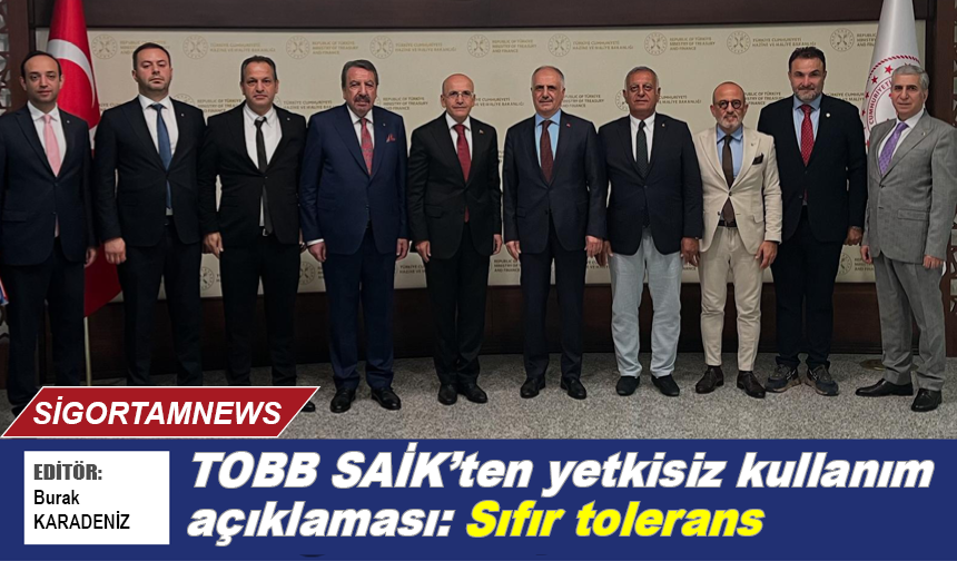 TOBB SAİK’ten yetkisiz kullanım açıklaması: Sıfır tolerans