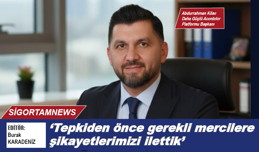 ‘Tepkiden önce gerekli mercilere şikayetlerimizi ilettik’