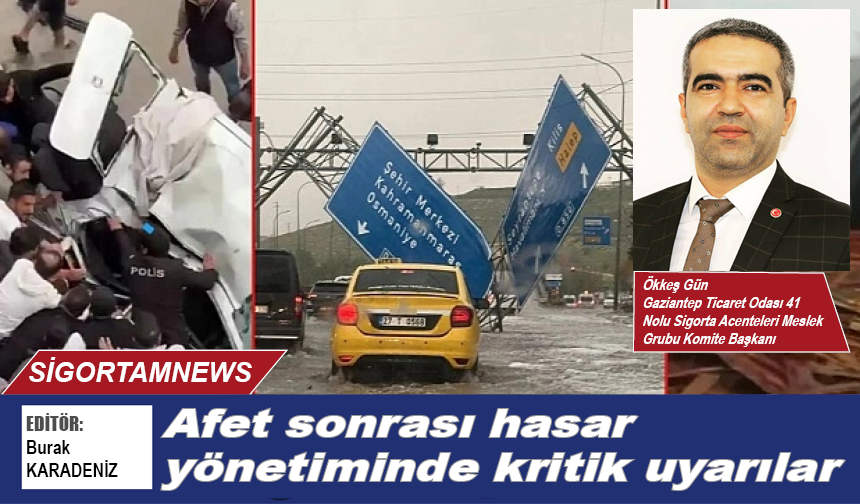 Afet sonrası hasar yönetiminde kritik uyarılar