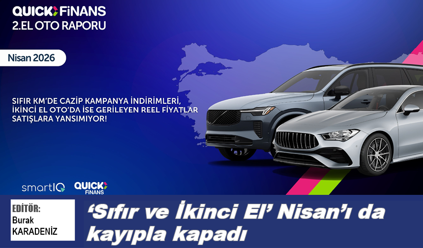 ‘Sıfır ve İkinci El’ Nisan’ı da kayıpla kapadı