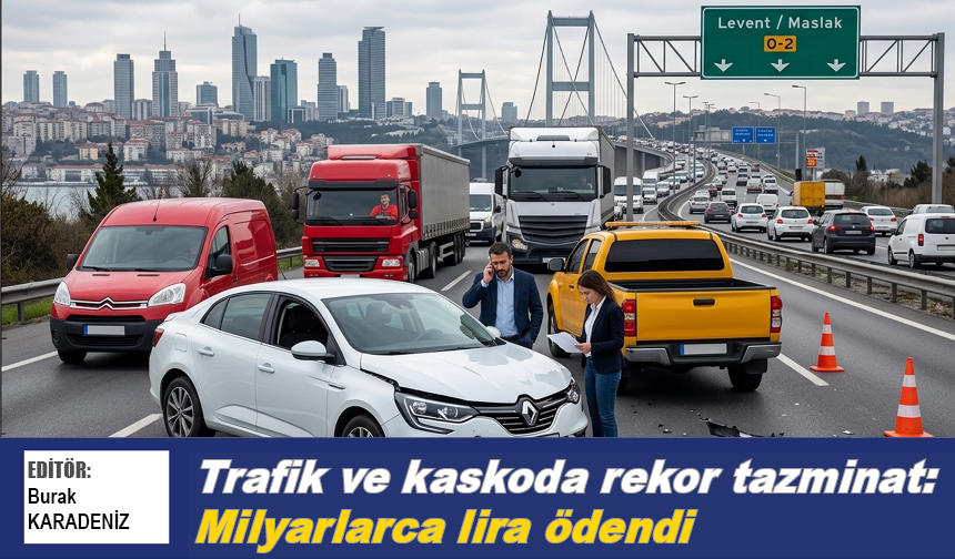 Trafik ve kaskoda rekor tazminat: Milyarlarca lira ödendi