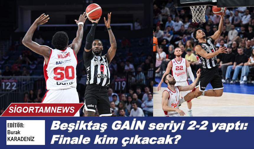 Beşiktaş GAİN seriyi 2-2 yaptı: Finale kim çıkacak?