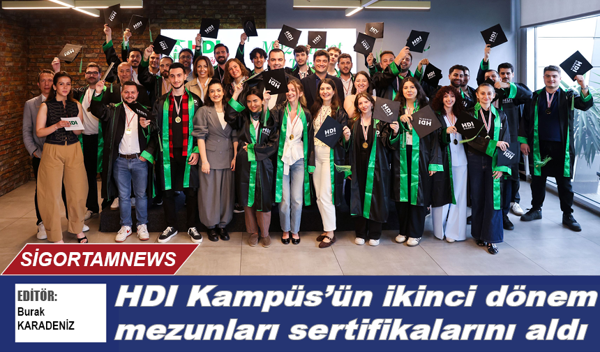 HDI Kampüs'ün ikinci dönem mezunları sertifikalarını aldı