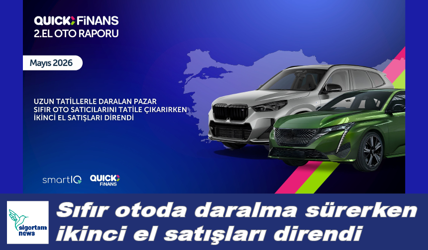 Sıfır otoda daralma sürerken ikinci el satışları direndi