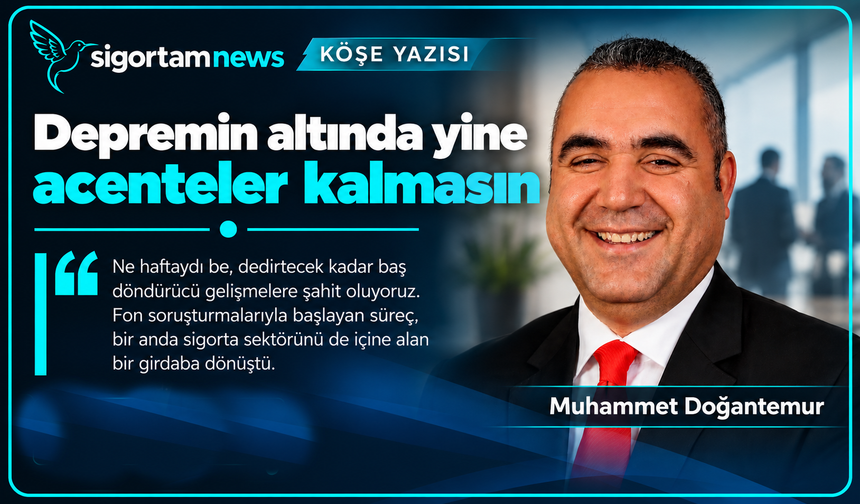 Depremin altında yine acenteler kalmasın