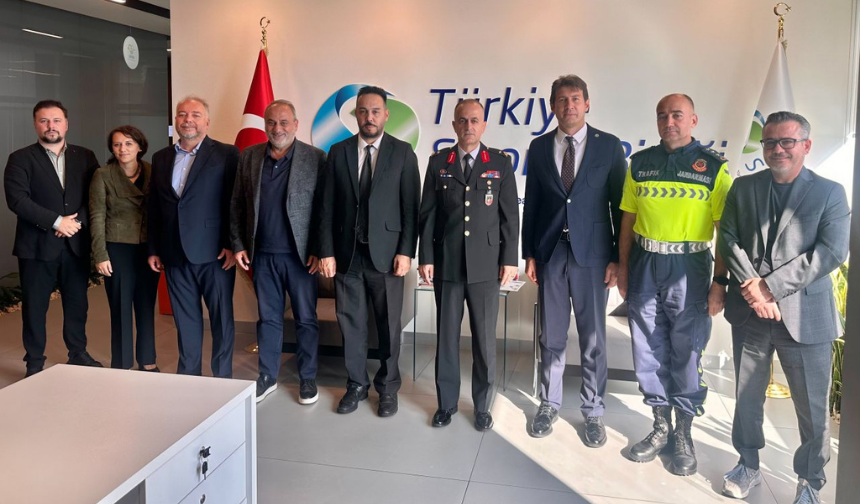 Jandarma Genel Komutanlığı’ndan TSB’ye nezaket ziyareti