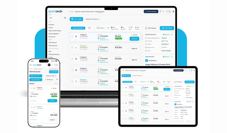 Acentech’ten yeni nesil sigorta acenteliği çözümü