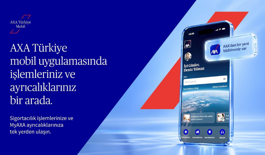 AXA Türkiye Mobil Uygulamasını Yeniledi