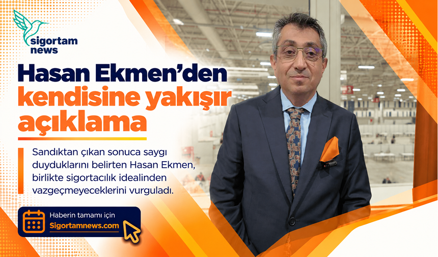 Hasan Ekmen’den kendisine yakışır açıklama