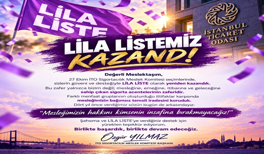 Özgür Yılmaz ve Lila Liste Güven Tazeledi