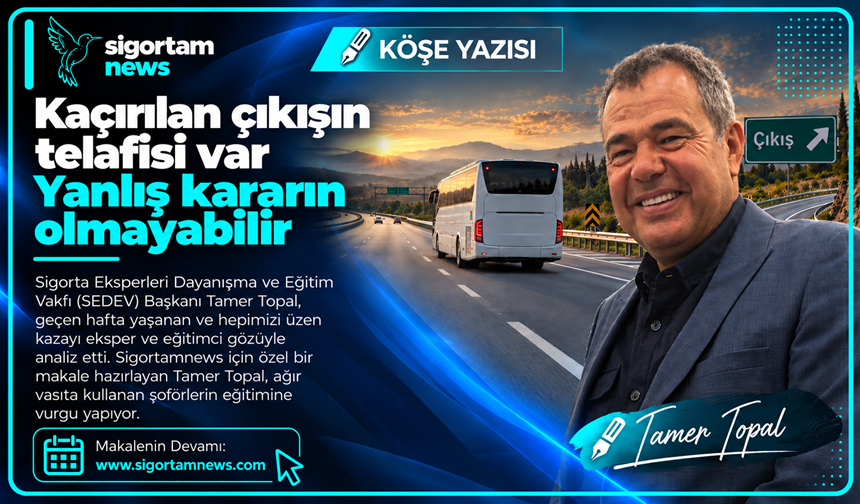 Kaçırılan çıkışın telafisi var Yanlış kararın olmayabilir